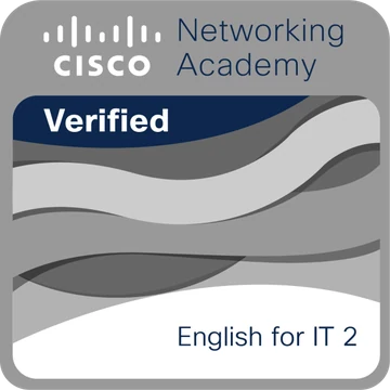 Badge Cisco English for IT 2