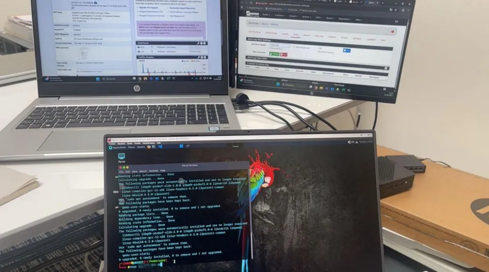Test d'intrusion depuis Parrot OS